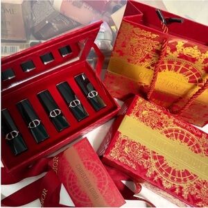 Dior Lipstick Set with Gift Bags
